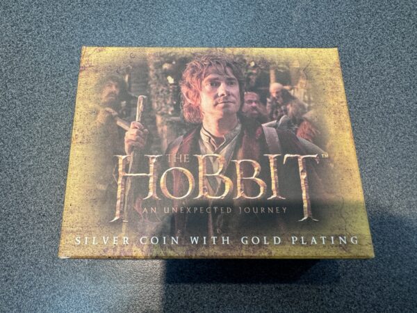 New Zealand - 2012 - 1oz SilverProof Coin - The Hobbit - An Unexpected Journey - Image 2