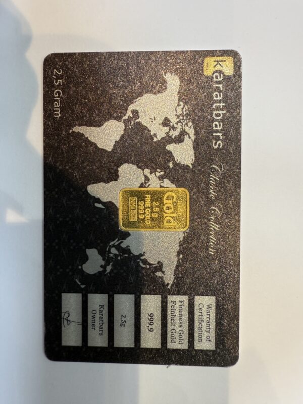 2.5 gram Karatbars Gold Bar - Image 3