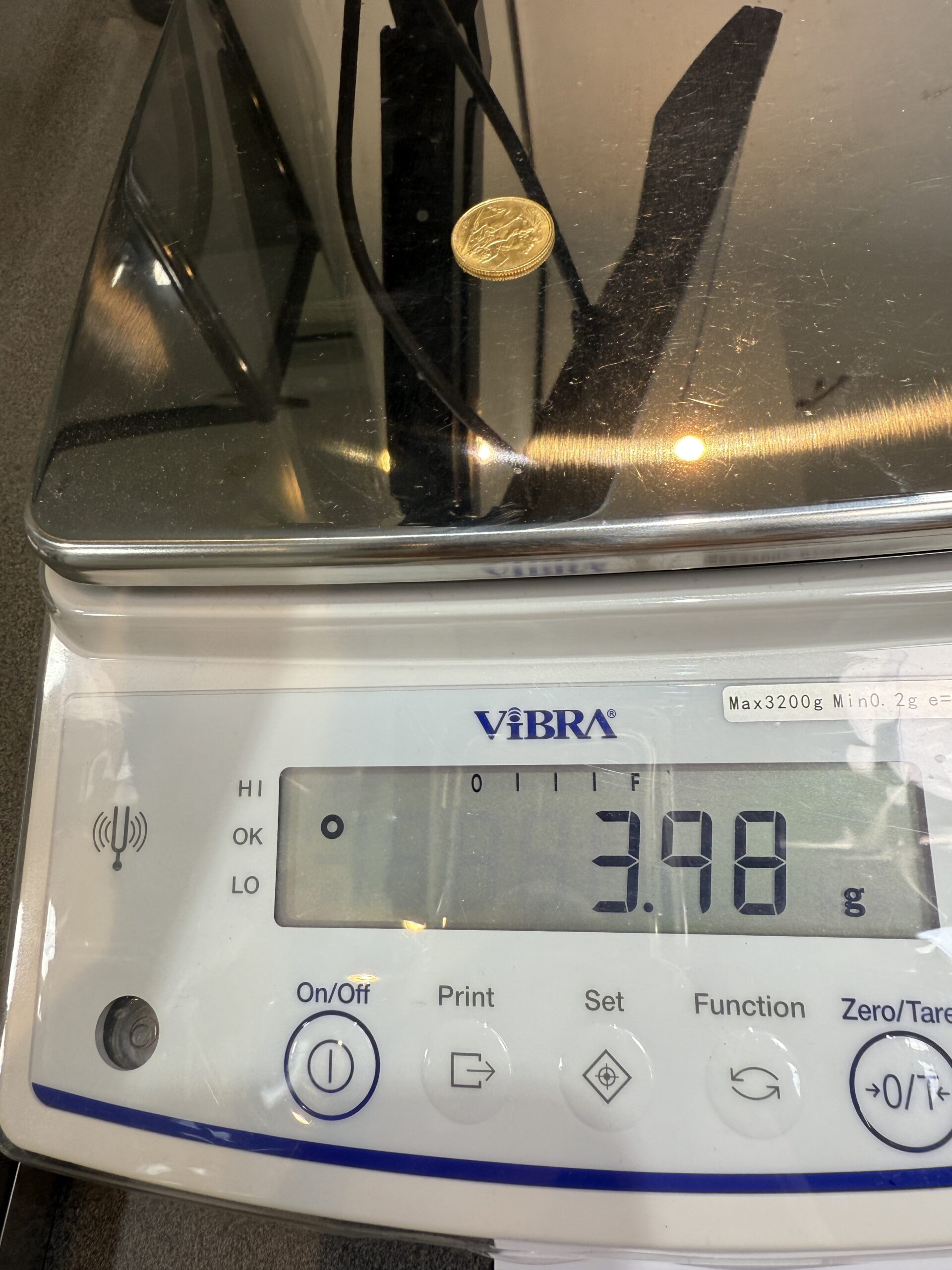 1915 Half Gold Sovereign Coin Georgivs V D.G. Britt - Image 4