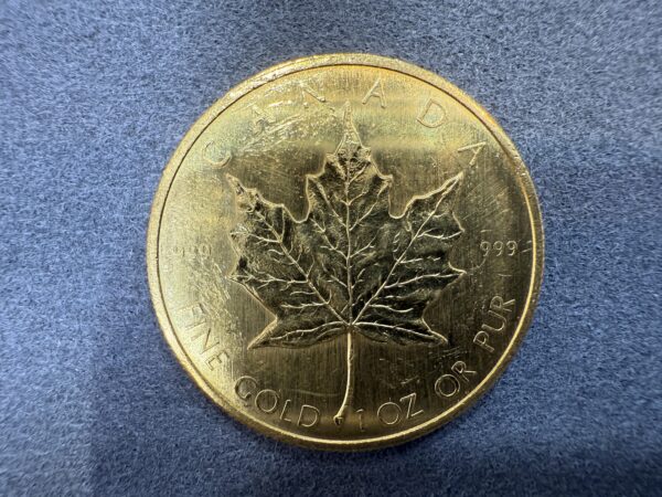 1981 Gold Maple Leaf 1 oz. 99.99% Pure Gold Coin - Image 3