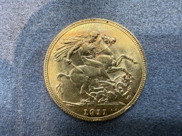 1911 Gold Full Sovereign Coin George V