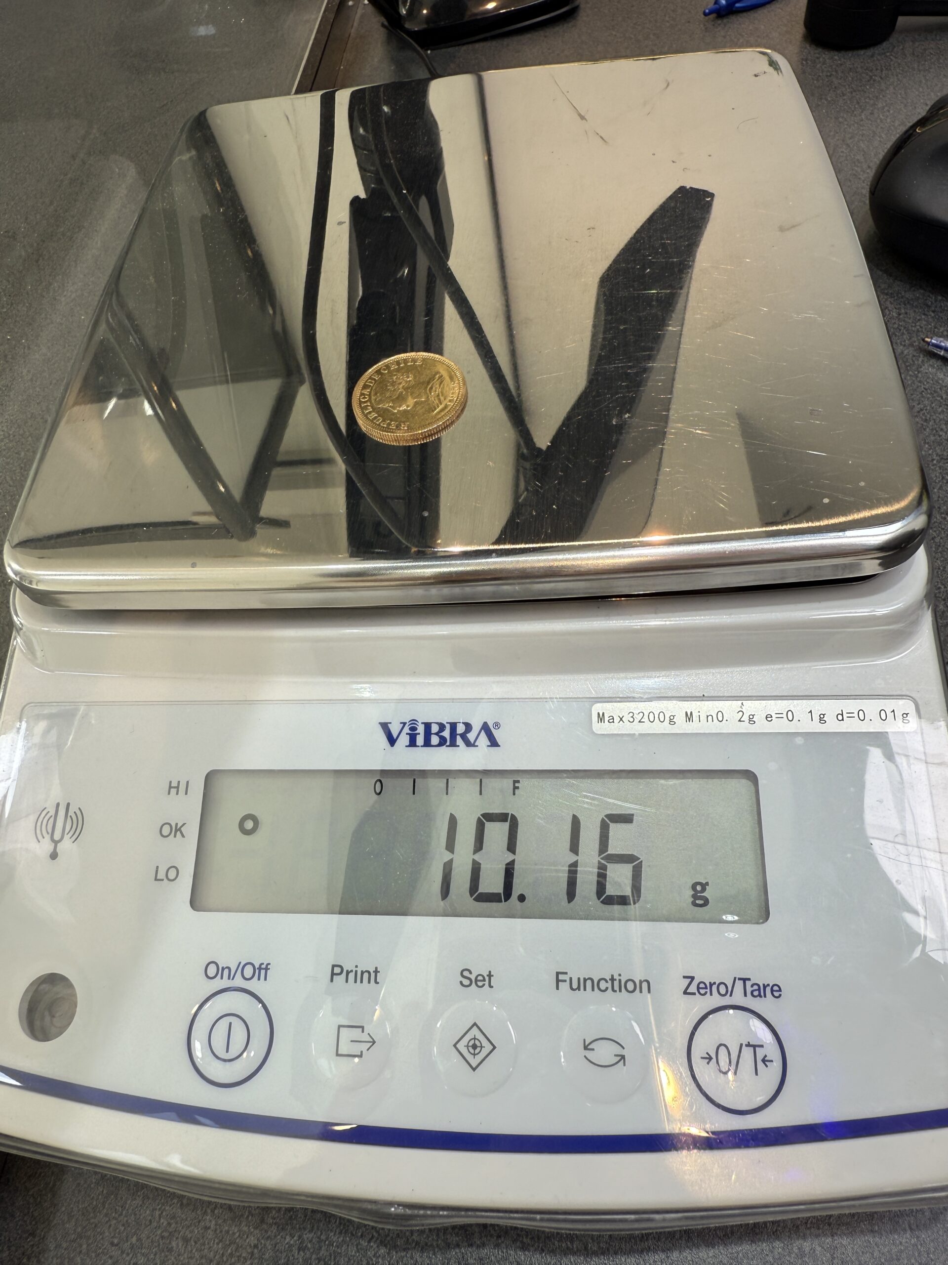 1958 Chilean 50 Pesos Gold Coin - Image 4